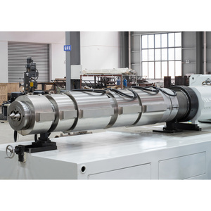 2.2KW BarrelCooling 38CrMoAl Conical Twin <strong>Screw</strong> and <strong>Barrel</strong> for <strong>Extruder</strong> Machine SPC Flooring Production Line
