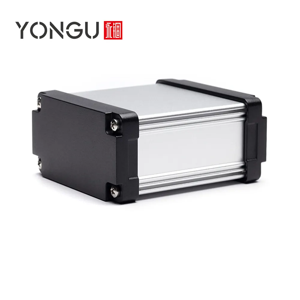 Yonggu-carcasa de aluminio extruido con sello personalizado, carcasa de batería de litio para exteriores, caja de empalme eléctrico impermeable, M03, 100x50MM