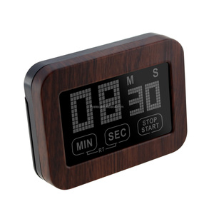 Modello in legno di grandi dimensioni display conto alla rovescia timer tocco elettrico digitale montaggio a pannello divertente timer display digitale - Product Image 5