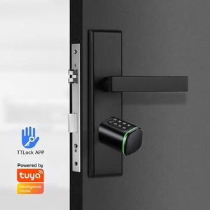 Euro Standard Smart Cylinder With Ttlock Tuya <strong>Blue</strong> Tooth App Adjustable Cylinder Size Electronic Password Card <strong>Key</strong> Smart <strong>Lock</strong> - Product Image 4