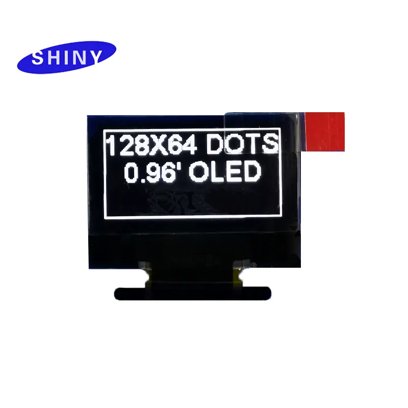 0.96 인치 OLED 터치 스크린 디스플레이 128x64 장부 흑백 미니 OLED 디스플레이