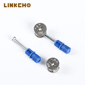 2 ב 1 מחבר בלתי נראה רהיטים קאם נעילת נירוסטה פלדות צוותים מחבר אגוזים וברגים לארון מטבח - Product Image 4