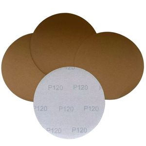 6 inç sarı PSA zımpara diski gözeneksiz kum diski tutkal destekli aşındırıcı zımpara kağıdı araba boyası - Product Image 3