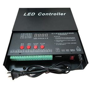 T8000AC 8192 PIXEL Sync <strong>Ws2811</strong> TTL DMX <strong>Decoder</strong> SPI Strip Light Programmable SD Card Digital Addressable <strong>LED</strong> <strong>Controller</strong> - Product Image 1