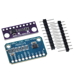 ADS1115 16-Bit-I2C-Modul Präzisions-ADC 4-Kanal-Entwicklungsplatine Pro Gain-Verstärker 2,0 V bis 5,5 V für Arduino