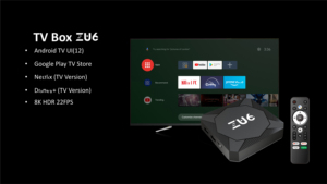 2025新しいIATV ZU6スマートTVボックスAndroid 12 4K HD 2.4G/5G WIFI BT5.0 2G Ram 16G ROM音声リモートセットトップボックス付き - Product Image 4