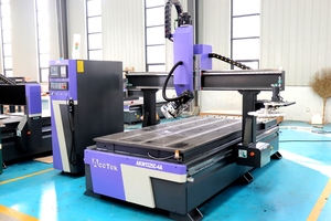 Multifunción ACCTEK 4 Axis 3 Axis Carpintería CNC Router Máquina de corte Cambiador de herramientas automático Puerta de madera Engvaring CNC Router - Product Image 2