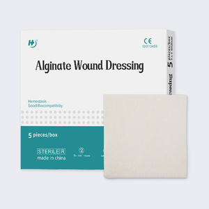 Canxi alginate Băng Vết Thương vô trùng <span class=keywords><strong>calciam</strong></span> bọt y tế Natri rong biển alginate mặc quần áo - Product Image 5