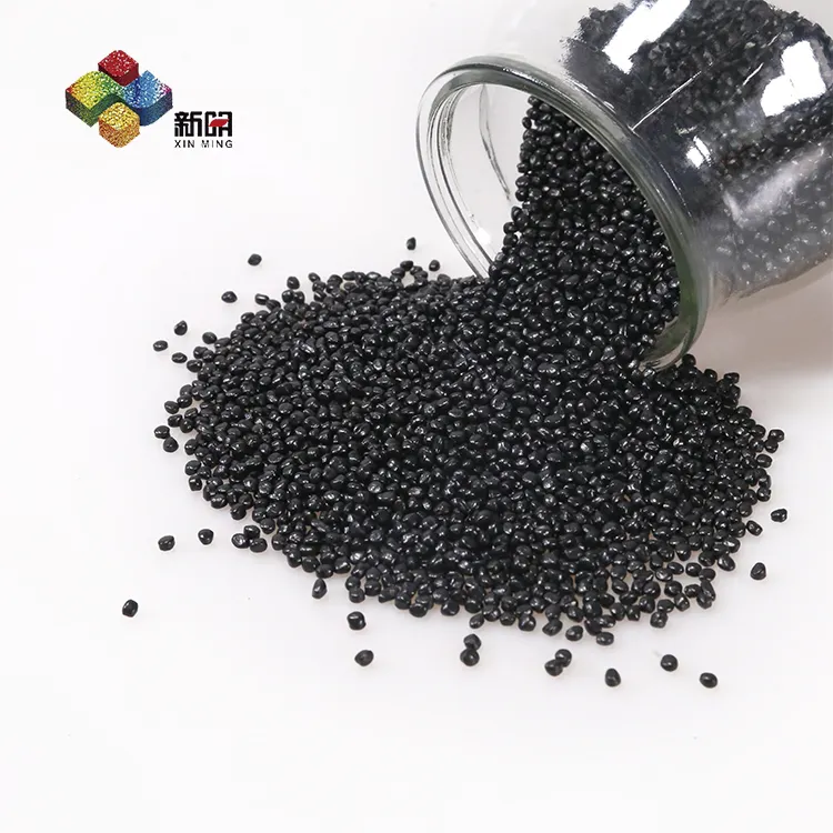 Materie prime vergini PE black masterbatch /40% carbon black masterbatch/granuli coloranti in plastica per tubi dell'acqua e tubi in HDPE