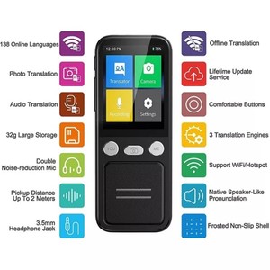 2,4 Zoll Smart T16 AI-Übersetzung Android-Reise übersetzer unterstützt 138 Language Mutual 14 Offline-Übersetzung - Product Image 3