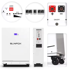 Sunpok 48V 400Ah 20Kwソーラーバッテリーハウスシステム20 Kwhバッテリーあたりのコストエネルギー貯蔵システム用リチウムイオンバッテリー - Product Image 4