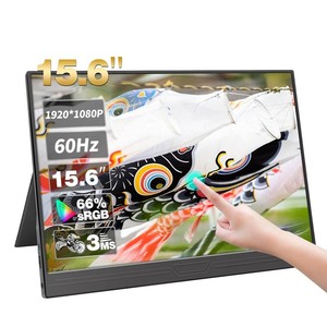 最畅销的新技术15.6英寸1920x1080p IPS电容式触摸屏便携式显示器，带PS4开关的USB Type-C - Product Image 1