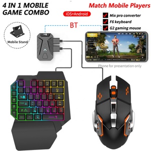 Mix Pro Combo Game Controller Adaptador de teclado y mouse para Android e iOS Mobile Gamepad con motor de vibración Juego mejorado - Product Image 1