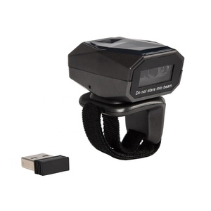 Mini <strong>Excellent</strong> Performance Blue Tooth 1D 2D Wireless Portable Bar <strong>Code</strong> Reader Finger Barcode Scanner - Product Image 2