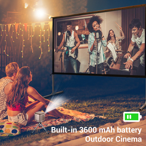 Nueva versión de alta calidad mini 4k proyector portátil android casa teatro pico inteligente android 9 proyectores DLP - Product Image 5
