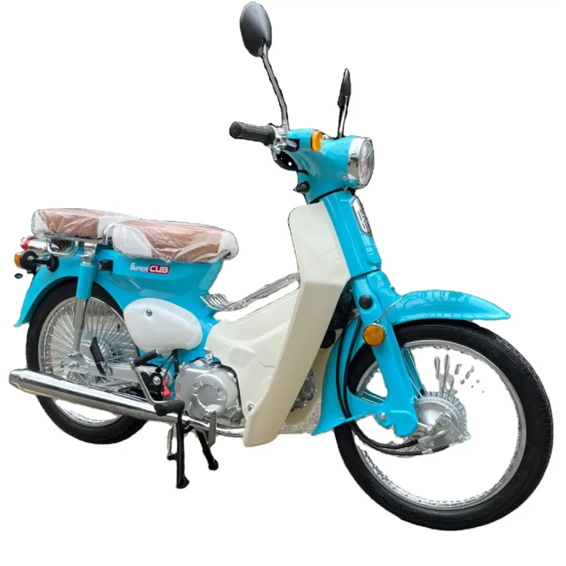110cc 4-takt Benzine Motorfiets 75 Km/h Eencilinder 4-takt Lucht 110cc Welp Bikes Underbone/Welp Bike