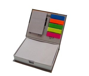 Papelería Eco amigable reciclado nota Pad logotipo personalizado impermeable impresión personalizada A5 pegajoso Bloc de notas - Product Image 1