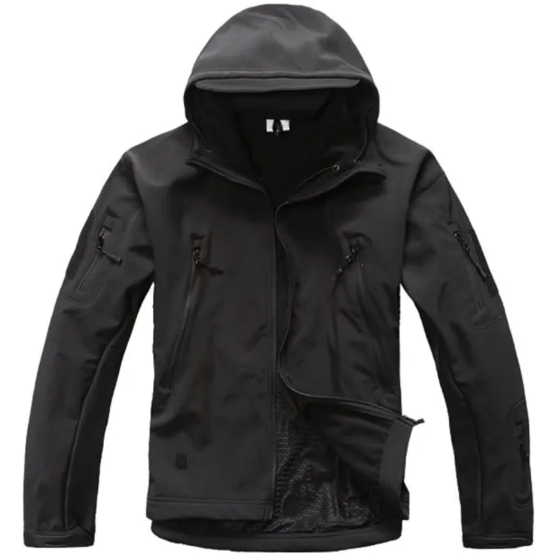 Venta al por mayor de ropa impermeable deportiva para hombres senderismo Special Ops Soft Shell Jacket Coat para hombres