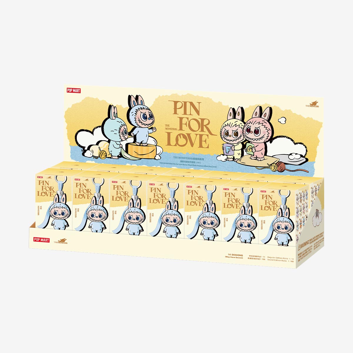 Pin's pour pendentif en peluche Love A-M 14 boîtes/ensemble