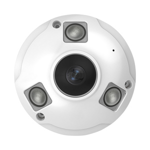 Metal Fisheye 8MP 1.7mm Lens Wide Angle 360 Degree MIC Speaker SD IP66 4K <strong>Network</strong> Camera Hik <strong>Protocol</strong> - Product Image 3