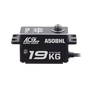 A50BHL agfrc Servo ดิจิตอลแบบไร้แปรงถ่านแรงบิด19kg .cm CNC Programmable สำหรับ1/12บนถนน | OEM