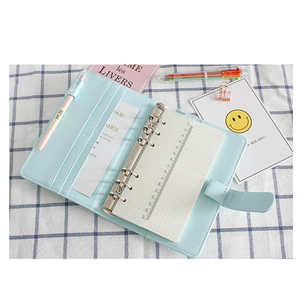 Cuaderno planificador trimestral mensual diario de negocios diario de cuero de hojas sueltas con logotipo impreso personalizado - Product Image 1