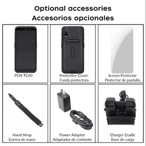 TC60 Mobile Computer Data Terminal PDA Barcode Scanner <strong>Android</strong> 14 with GMS 4GB RAM 64GB ROM TC26 Aternative NFC Bluetooth - Product Image 6