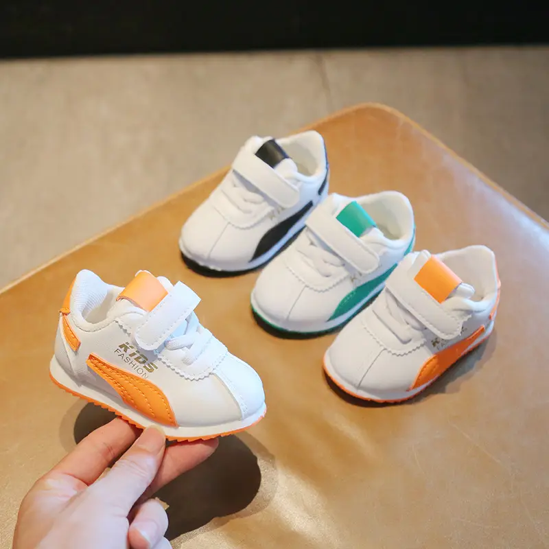Autumn Baby Sports Shoes Breathe Handmade Leather Soft Sole Toddler Baby Girl Sport Shoes Sneakers for Children Aged 0-1