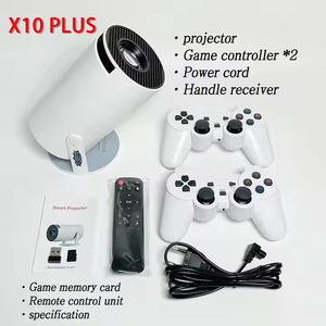 Портативный игровой проектор с 2,4 г беспроводным контроллером, поддержка 4K HD выход проекционный проектор игровой - Product Image 4