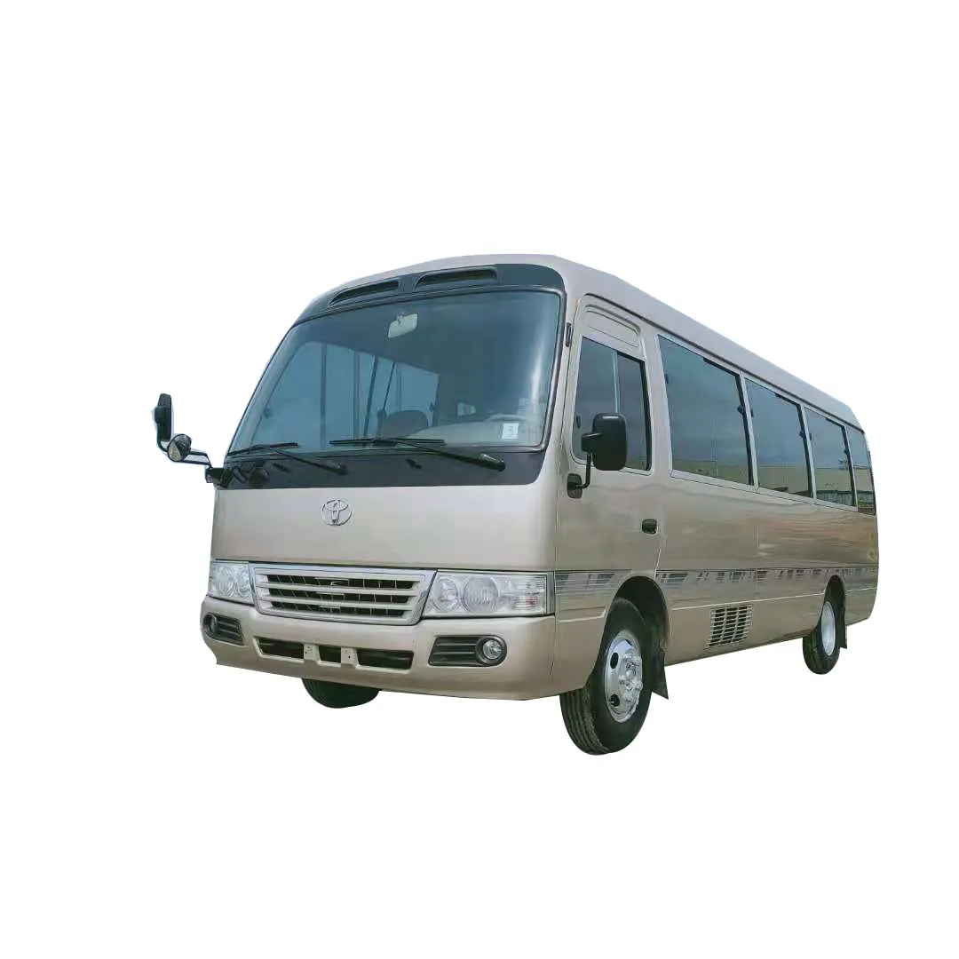 Bus de 30 plazas de alta calidad, posavasos de Toyota, usado a mano, modelo 2018, diésel, autobús de turismo de lujo, precio bajo
