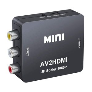 Convertidor pequeño Mini RCA AV CVBs A Adaptador HDMI RCA a salida HDMI Adaptador convertidor AV a HDTV de 3 pines - Product Image 1