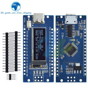 Nano V3.0 Atmega328P Ch340C Eingebautes 0,91 "Oled Display 128*32 Auflösung Iic I2C Kompatibel für Arduino Nano V3.0 - Product Image 2