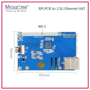 MP2.5G lampone Pi 5 PCIE a 2.5G cappello Ethernet, RTL8125,RPi OS personalizzato senza Driver - Product Image 4