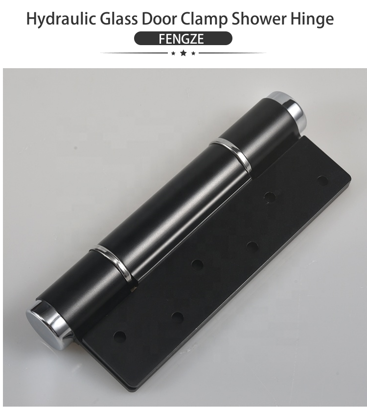 High Quality Soft Closing Stainless Steel 304 Hydraulic Glass Door Clamp Shower Hinge