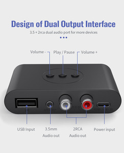 B21 Small USB <strong>Input</strong> MB3 Player Wireless Aux Adapter NFC <strong>Bluetooth</strong> 3.5mm Audio Out Receiver - Product Image 3