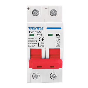 2P DC 1000V güneş Mini devre kesici pil anahtarı 6A 10A 16A 20A <span class=keywords><strong>25A</strong></span> 32A 40A 50A 63A DC MCB fotovoltaik PV sistemi