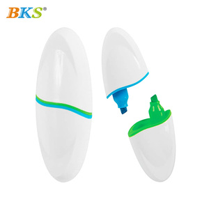 Bán buôn tùy chỉnh Mini xiên nhựa <span class=keywords><strong>Highlighter</strong></span> bút cho các trường học sử dụng lỏng bao bì Logo mẫu có sẵn - Product Image 4
