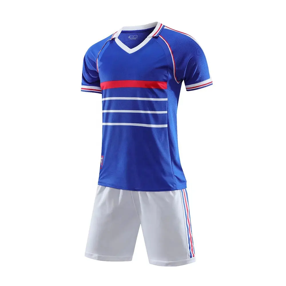 Camiseta de fútbol personalizada 23-24 uniforme de fútbol juvenil camiseta de fútbol Retro