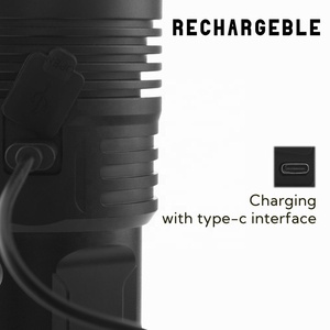 Sáng chim 2500 lumens sạc LED Đèn pin công suất cao xách tay hợp kim nhôm ngọn đuốc <span class=keywords><strong>mini</strong></span> siêu sáng không thấm nước - Product Image 4