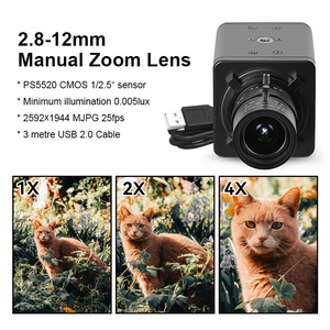 5600 PS5520 5MP 2.8-12MM CS MF เว็บแคมแบบปลั๊กแอนด์เพลย์ที่มีไดนามิกกว้าง UVC OTG USB กล้อง HD สำหรับ Windows/linux/android CMOS