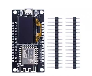 ESP8266 Nodemcu Programmable Development Board mit 2,44 cm OLED-Display WiFi-Modul Micro USB für DIY-Projekte