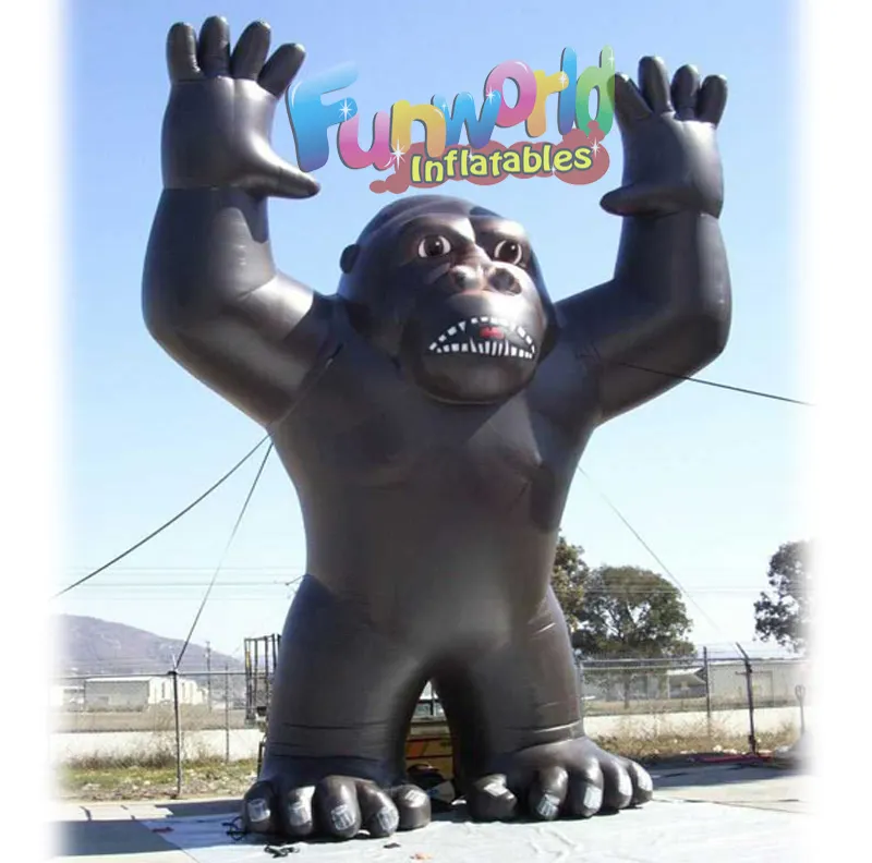 Attractive promotional giant advertising inflatable animal anime inflatable gorillas