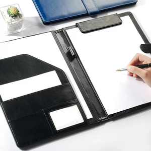 Letter Size <strong>A4</strong> Clipboard <strong>Folder</strong> PU Leather Resume <strong>Conference</strong> Legal Document <strong>Folder</strong> Organizer <strong>Notepad</strong> Clip Boards - Product Image 1