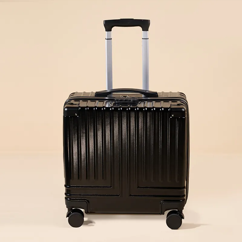 תיקי מזוודות עסקיים ממתכת גברת גברים מזוודה קלה משקל תיבת עלייה למטוס מזוודה מיני לנסיעות עסקים