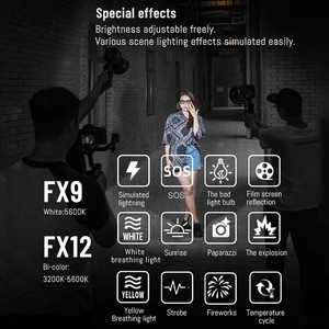 YONGNUO YNLUX100 100W 3200K-5600K kompakt el LED Video COB fotoğraf fotoğraf stüdyosu için dolgu ışığı - Product Image 5