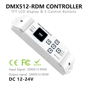 Controlador de pantalla TFT LCD de 12-24V CC, estándar de 12-24V, atenuador LED de programación direccionable, estándar de 12/2009, 1 unidad, 1 unidad