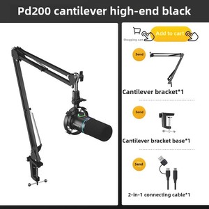 For Maono Pd200X Dynamic Wired Radio Microphone for <strong>Computer</strong> Live Broadcast Cardioid Polar Pattern with XLR Connector for Studio - Product Image 2