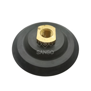 Rubber Back <strong>up</strong> Holder Backing Plate with M14 or 5/8&quot;-11 Thread for Hook and Loop Polishing <strong>Pads</strong> - Product Image 1