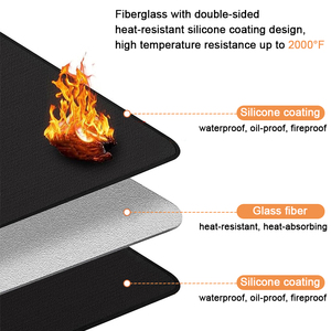 Thiết kế mới lửa <span class=keywords><strong>Pit</strong></span> Mat dưới nướng lửa trại lửa trại với chất lượng cao - Product Image 3