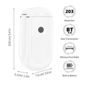 Akıllı el Mini etiket yazıcı yapışkanlı etiketler bluetooth Mini taşınabilir etiket yazıcı fiyat etiketi için - Product Image 6